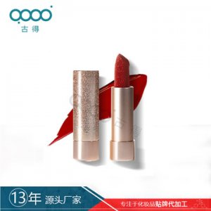 哑光持久保湿不掉色易推开小金钻口红OEMOEM/ODM代加工