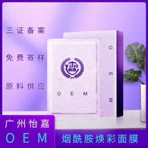 补水保湿修护淡化色斑肤色提亮蚕丝面膜贴牌OEM/ODM