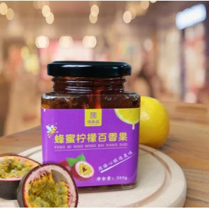 蜂蜜柠檬百香果茶柠檬膏260克贴牌定制代加工