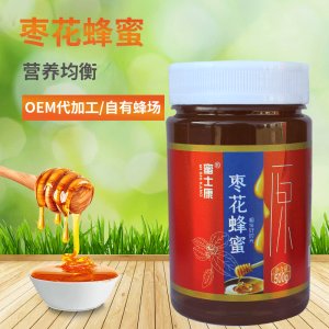 蜜士康枣花蜂蜜500克贴牌OEM/ODM