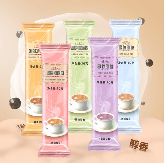 找工厂奶茶5味独立小包 奶茶粉多口味工厂销售阿萨姆香芋原味奶茶代加工贴牌OEM/ODM