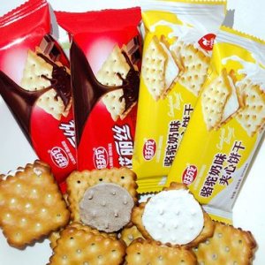 骆驼奶巧克力代餐夹心饼干贴牌OEM/ODM
