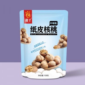 纸皮核桃 港丫108克贴牌定制代加工