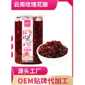 云南特产玫瑰花酿果酱400g贴牌OEM/ODM