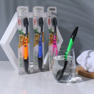 软毛竹炭牙刷代加工贴牌OEM/ODM