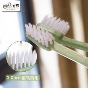 小麦秸秆儿童软毛牙刷OEM/ODM定制代加工