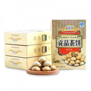 桂花贡品茶饼200g贴牌OEM/ODM