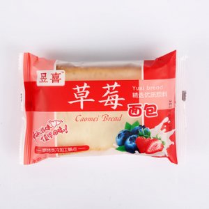草莓味夹心面包贴牌定制代加工