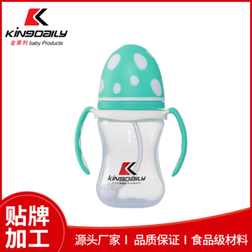 宽口小蘑菇盖婴儿奶瓶贴牌定制代加工