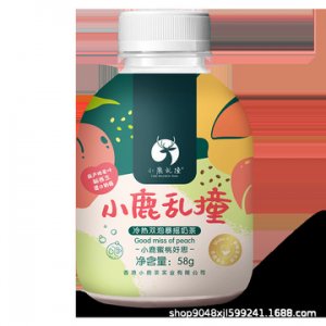 小鹿乱撞58g暴摇系列奶茶贴牌OEM/ODM