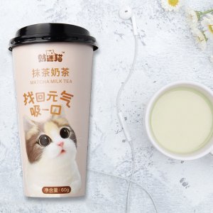 财迷猫奶茶 抹茶口味OEM代加工