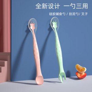 婴儿硅胶勺 可OEM/ODM代工