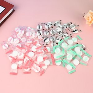 四色混装一次性糖果无纺布压缩面膜OEM/ODM