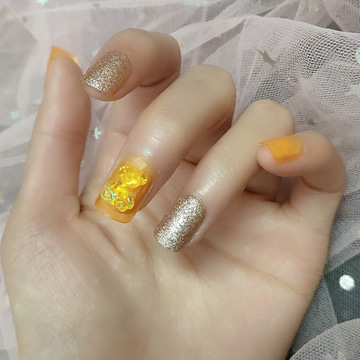 少女可爱系列穿戴美甲贴牌定制代加工