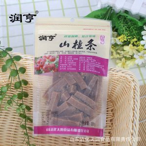 山东特产 原味山楂条220g 果干蜜饯 办公休闲零食OEM/ODM定制代加工