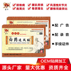 金牛批发白药追风贴膏药贴牌OEM/ODM