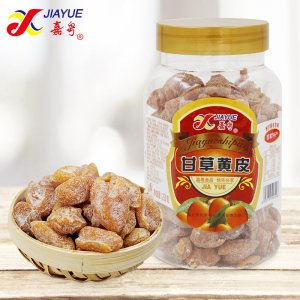 嘉粤甘草黄皮蜜饯OEM/ODM代加工