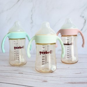 优贝youbei 大宽口径ppsu奶瓶 仿母乳奶瓶防胀气防摔宝宝奶瓶贴牌定制代加工