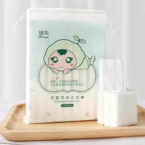 一次性化妆棉228片三层加厚卸妆棉双面双效洗脸洁面棉片可OEM/ODM代工