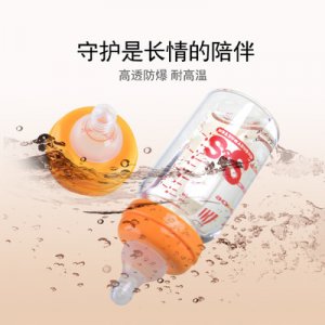 标准口径高硼硅玻璃宝宝奶瓶可OEM/ODM代工