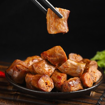 盛鼎記小吃麻辣鴨脖 熟食香辣味鴨脖 辦公室即食休閑小吃零食可OEM/ODM代工