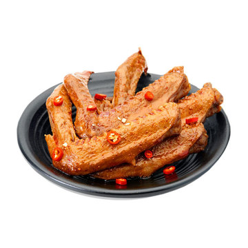 阿卜香辣鴨翅1斤 武漢鹵味精武鴨翅膀散裝休閑零食 批發貼牌定制代加工