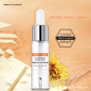 跨境VIBRANT GLAMOUR水杨酸收缩毛孔精华液补水去黑头粉刺OEM/ODM定制代加工