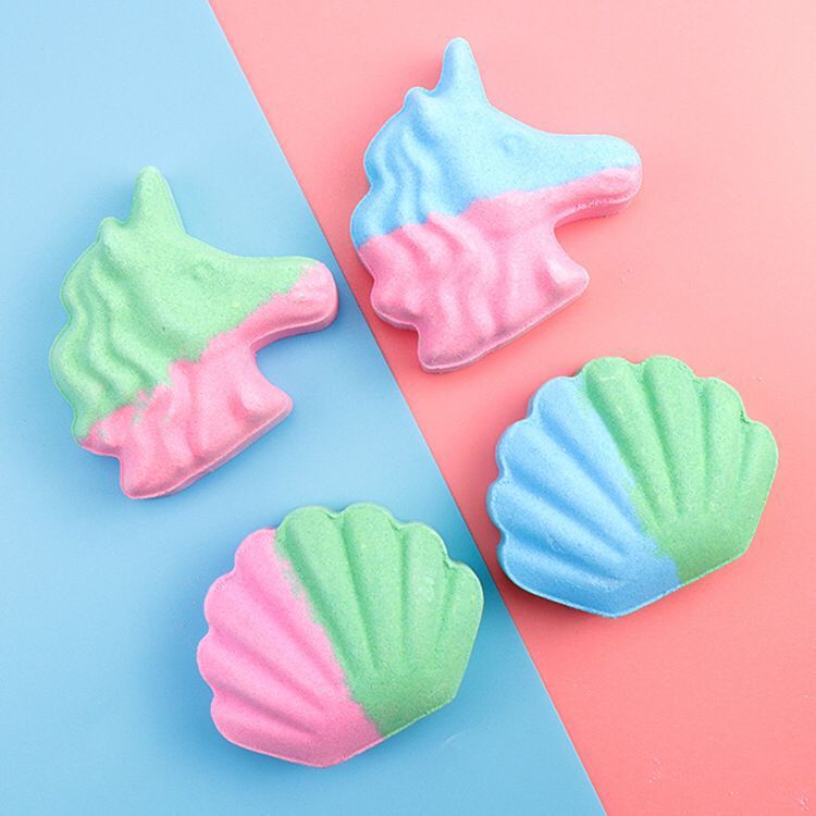 獨(dú)角獸爆炸鹽球 貼牌OEM/ODM