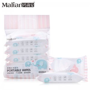 玛莉安 5包装100片水润湿巾可OEM/ODM代工
