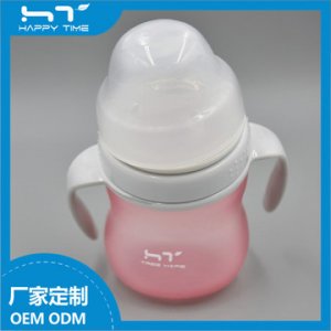 180ml广口硅胶奶瓶贴牌OEM/ODM