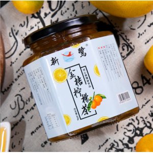 新鹭蜂蜜金桔柠檬茶450g可OEM/ODM代工