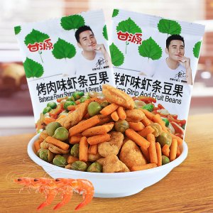 烤肉鲜虾味虾条豆果代加工贴牌OEM/ODM
