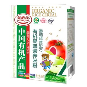 美必佳品牌225克有机米番茄蔬菜营养米粉可OEM/ODM代工