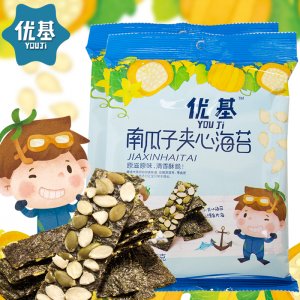 南瓜子夹心海苔袋装28克可OEM/ODM代工