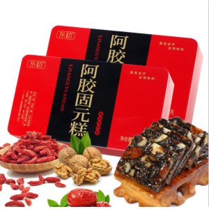 山东东阿原产阿胶固元糕500g铁盒装OEM/ODM定制代加工
