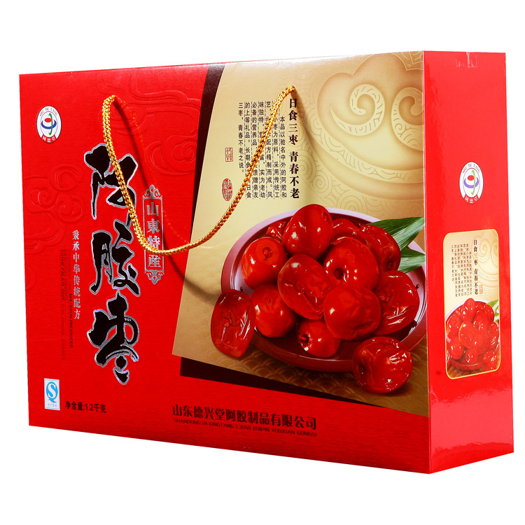 树德堂阿胶枣礼盒OEM/ODM代加工