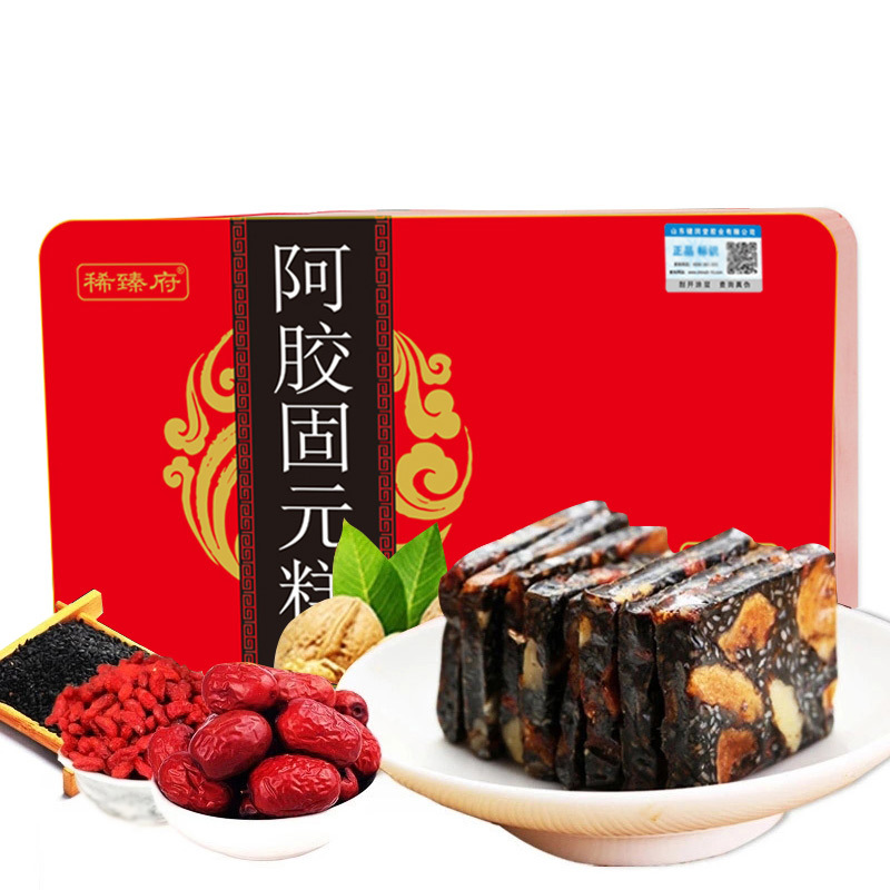 阿胶固元糕500g铁盒代加工贴牌OEM/ODM
