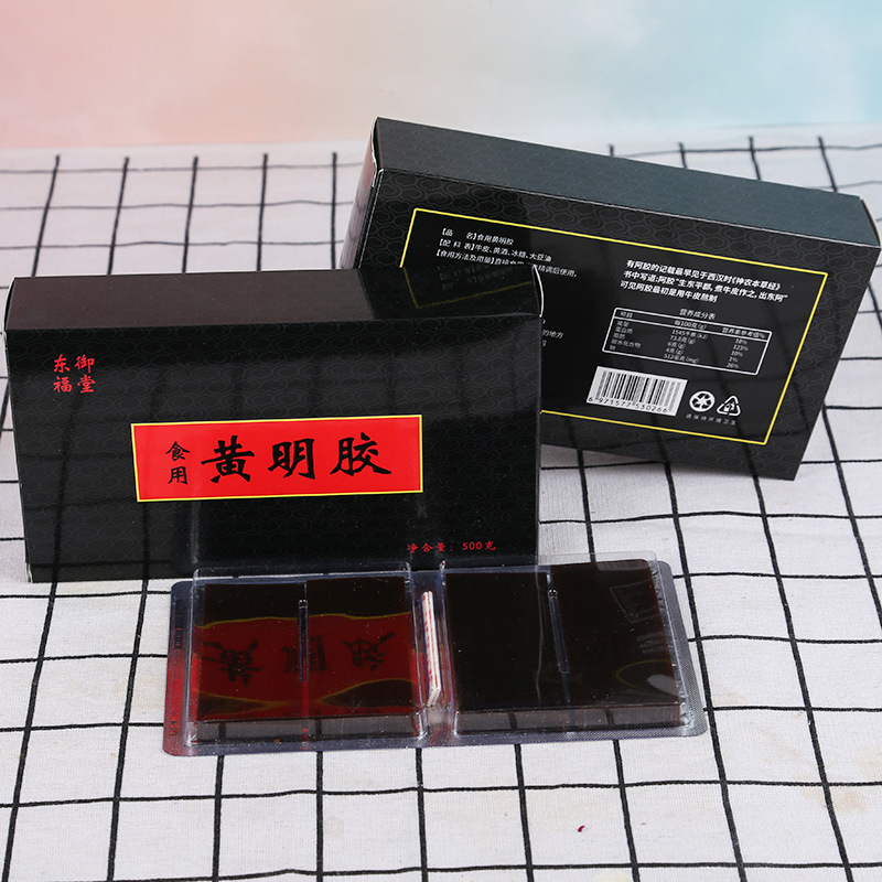 黄明胶500克/盒贴牌定制代加工