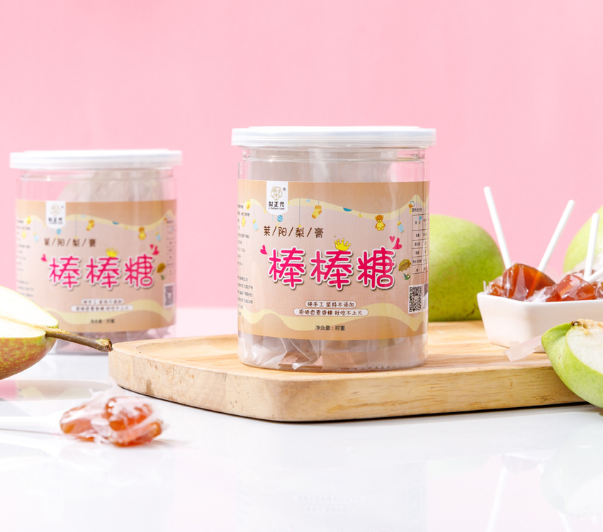 梨膏棒棒糖贴牌OEM/ODM