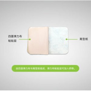 四面弹力布贴热熔胶膏贴OEM/ODM代加工