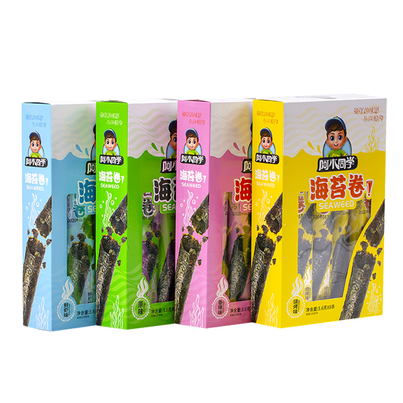 即食海苔卷儿童休闲食品OEM/ODM代加工
