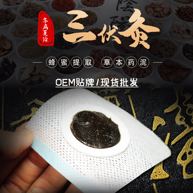 三伏贴穴位敷贴贴牌定制代加工