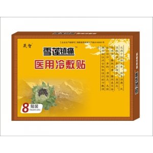 雪莲8贴装巴布贴 颈肩腰腿网格布平纹布贴OEM/ODM代加工