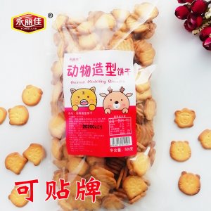 Q萌动物造型 小奇福饼干贴牌定制代加工