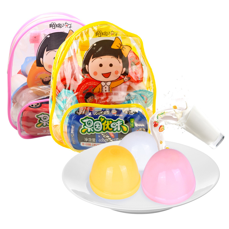 书包果冻儿童休闲零食品OEM代加工