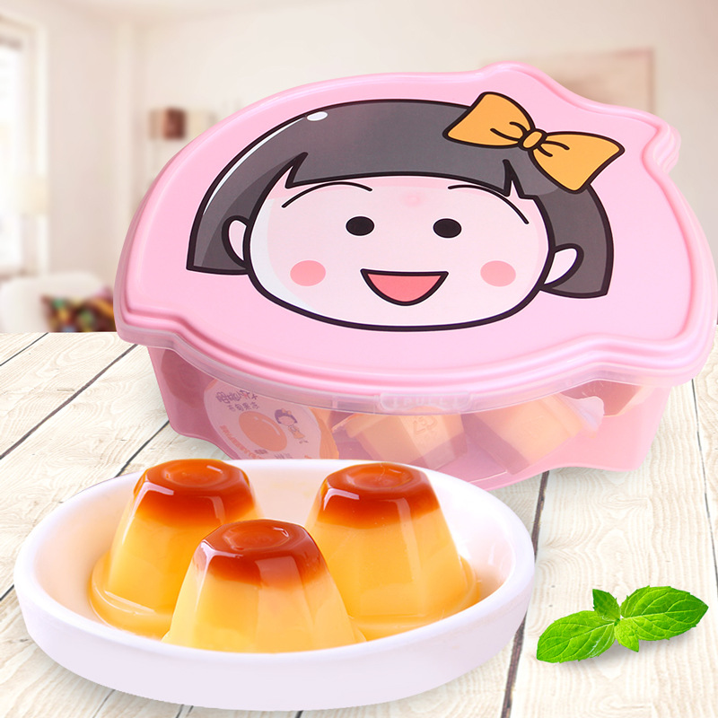 樱桃小丸子果冻焦糖鸡蛋布甸布丁果冻贴牌定制代加工
