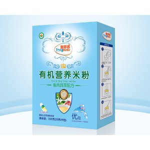 鱼肉蔬菜配方盒装有机营养米粉OEM/ODM代加工