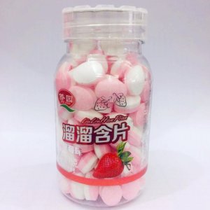 草莓味含片压片糖果OEM/ODM代加工