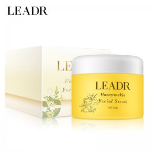 金银花脸部洁面磨砂膏贴牌OEM/ODM