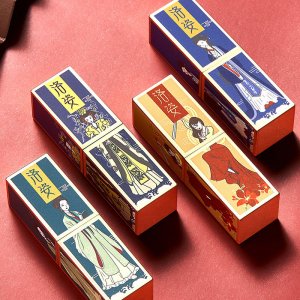 丹唇纪古风雕花口红代加工贴牌OEM/ODM